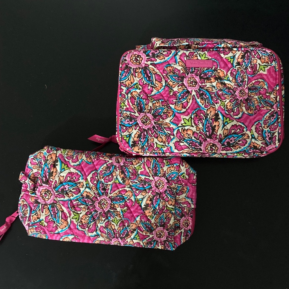 NWT Vera Bradley Large Cosmetic and Brush Bag